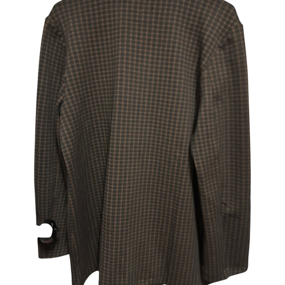 Sanctuary Classic Brown Checkered Blazer - Picture 2 of 3
